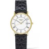 Черный кожаный ремешок Longines L682100441, 18/16, без замка, для часов Longines Presence L4.743.6, L4.819.2, L4.819.4, L4.636.2, L4.657.2, L4.637.2, L4.677.4, L4.676.4, L4.692.6, L4.695.6, L4.720.2