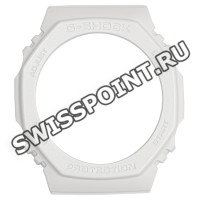 Белый полимерный рант корпуса Casio 10621078 для часов Casio GA-2100-7A