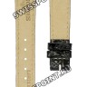 Черный кожаный ремешок Longines L682117438, теленок, 14/12, без замка, для часов Longines Presence L4.379.6, L4.479.6, L4.279.6, L4.378.8, L4.504.2, L4.505.2