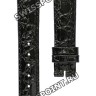 Черный кожаный ремешок Longines L682117438, теленок, 14/12, без замка, для часов Longines Presence L4.379.6, L4.479.6, L4.279.6, L4.378.8, L4.504.2, L4.505.2