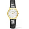 Черный кожаный ремешок Longines L682117438, теленок, 14/12, без замка, для часов Longines Presence L4.379.6, L4.479.6, L4.279.6, L4.378.8, L4.504.2, L4.505.2