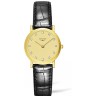 Черный кожаный ремешок Longines L682117438, теленок, 14/12, без замка, для часов Longines Presence L4.379.6, L4.479.6, L4.279.6, L4.378.8, L4.504.2, L4.505.2