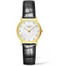 Черный кожаный ремешок Longines L682117438, теленок, 14/12, без замка, для часов Longines Presence L4.379.6, L4.479.6, L4.279.6, L4.378.8, L4.504.2, L4.505.2