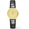 Черный кожаный ремешок Longines L682117438, теленок, 14/12, без замка, для часов Longines Presence L4.379.6, L4.479.6, L4.279.6, L4.378.8, L4.504.2, L4.505.2