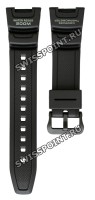 Черный полимерный ремешок Casio 10304195 для часов Casio SGW-100-1V