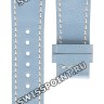 Голубой кожаный ремешок Tissot T610014629, теленок, 20/18, без замка, для часов Tissot T-Touch Z252/352