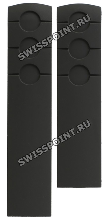Черный каучуковый ремешок Tissot T610029243, без замка, для часов Tissot PRS 516 T044.417.27.031.00, T044.417.27.051.00, T044417