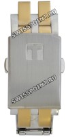 Стальной замок браслета Tissot T631029070, двухцветный, для часов Tissot Classic Dream T033.410, T033410A