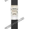 Черный каучуковый ремешок Certina C603015562, стальная клипса, для часов Certina Ds Master C015.434.27.050.00