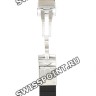 Черный каучуковый ремешок Certina C603015562, стальная клипса, для часов Certina Ds Master C015.434.27.050.00