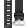 Черный силиконовый ремешок Casio 10570954 для часов Casio PRW-60YAE-1A, PRW-60YGE-1A