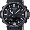 Черный силиконовый ремешок Casio 10570954 для часов Casio PRW-60YAE-1A, PRW-60YGE-1A