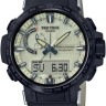 Черный силиконовый ремешок Casio 10570954 для часов Casio PRW-60YAE-1A, PRW-60YGE-1A