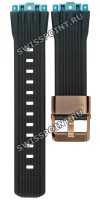 Черный полупрозрачный полимерный ремешок Casio 10635881 для часов Casio G-Shock MT-G MTG-B2000XMG-1A MT-G Rainbow Mountain