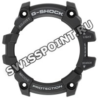 Черный полимерный рант корпуса часов Casio 10603093 для часов Casio GG-1000-1A3, GG-1000-1A8