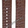 Коричневый кожаный ремешок Tissot T610014597, аллигатор, 20/18, без замка для часов Tissot Heritage G680, G690, Z400, Z401
