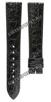 Черный кожаный ремешок Longines L682117528, теленок, удлиненный, 19/16 XL, без замка, для часов Longines Presence L4.824.6, L4.714.6, L4.744.6, L4.778.6
