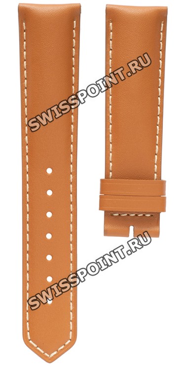 Коричневый кожаный ремешок Longines L682123914, теленок, 20/18, без замка, для часов Longines Grande Vitesse L2.731.4, L3.635.4, L3.636.4, L3.687.4
