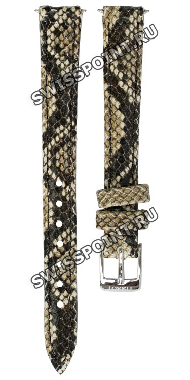 Серый кожаный ремешок Tissot T600037890, 12/10, теленок, имитация змеи, стальная пряжка, для часов Tissot Bella Ora T103.110.26.033.00