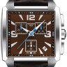 Коричневый кожаный ремешок Tissot T610020859, теленок, 22/18, без замка, для часов Tissot Quadrato T005.517, T005517A