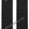 Черный каучуковый ремешок Tissot T610026464 для часов Tissot T-Touch Expert T013.420, T013420, T047.420, T047420