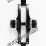 Черный стальной раскладной замок Tissot T640036982, 20 мм, для кожаного ремешка