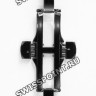 Черный стальной раскладной замок Tissot T640036982, 20 мм, для кожаного ремешка