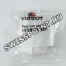 Черный стальной раскладной замок Tissot T640036982, 20 мм, для кожаного ремешка