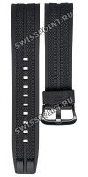 Черный полимерный ремешок Casio 10571126 для часов Casio EQS-900TMS-1A