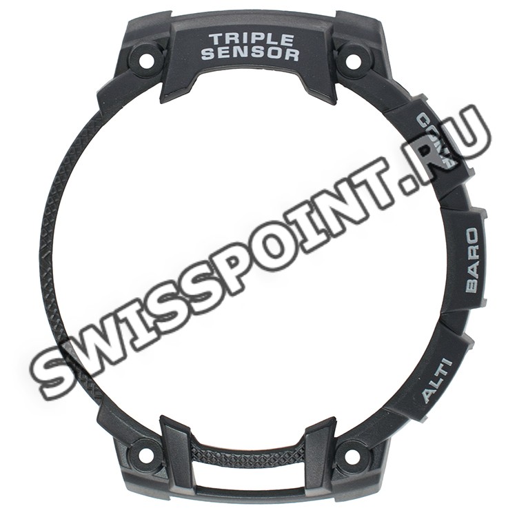 Черный рант корпуса часов Casio 10500713 для часов Casio SGW-1000-1A, SGW-1000B-4A