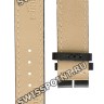 Черный кожаный ремешок Longines L682145807, 16/16, без замка, для часов Longines Equestrian Collection L6.143.0, L6.143.4, L6.138.0, L6.138.4