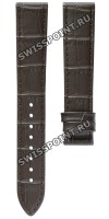 Коричневый кожаный ремешок Tissot T610042815, под крокодила, 18/16 мм, без замка, для часов Tissot Tradition 5.5 T063.409