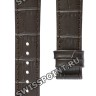 Коричневый кожаный ремешок Tissot T610042815, под крокодила, 18/16 мм, без замка, для часов Tissot Tradition 5.5 T063.409