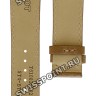 Коричневый кожаный ремешок Tissot T610021082, теленок, 20/18, без замка, для часов Tissot Quadrato T005.510, T005510