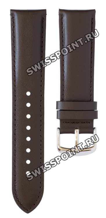 Коричневый кожаный ремешок Casio 10559540, стальная пряжка, 22/20, для часов Casio Edifice EFS-S500