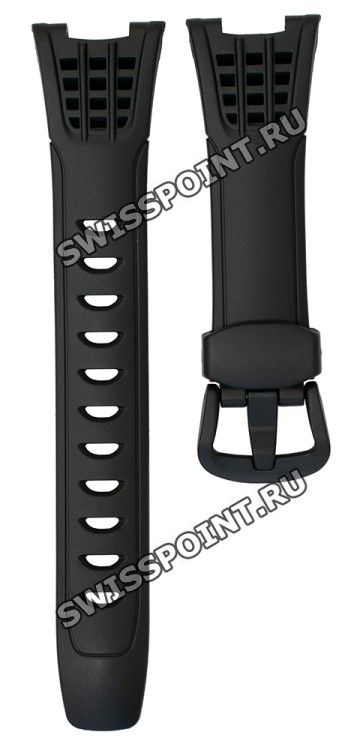 Черный полимерный ремешок Casio 10314276 для часов Casio SGW-200-1V