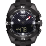 Черный каучуковый ремешок Tissot T610034733, без замка, для часов Tissot T-Touch Solar T091.420, T110.420