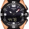 Черный каучуковый ремешок Tissot T610034733, без замка, для часов Tissot T-Touch Solar T091.420, T110.420