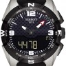 Черный каучуковый ремешок Tissot T610034733, без замка, для часов Tissot T-Touch Solar T091.420, T110.420
