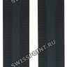 Черный каучуковый ремешок Tissot T610034733, без замка, для часов Tissot T-Touch Solar T091.420, T110.420