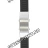 Черный каучуковый ремешок Certina C603019687, стальная клипса, для часов Certina Ds Action C032.410.17.051.00