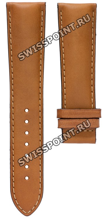 Коричневый кожаный ремешок Tissot T610027418, теленок, 21/18, без замка, для часов Tissot T-Touch Expert T013.420