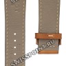 Коричневый кожаный ремешок Tissot T610027418, теленок, 21/18, без замка, для часов Tissot T-Touch Expert T013.420