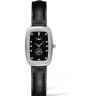 Черный кожаный ремешок Longines L682145586, 12/12, без замка, для часов Longines Equestrian Collection L6.141.0, L6.141.4, L6.130.0, L6.130.4, L6.136.0, L6.136.4