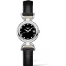 Черный кожаный ремешок Longines L682145586, 12/12, без замка, для часов Longines Equestrian Collection L6.141.0, L6.141.4, L6.130.0, L6.130.4, L6.136.0, L6.136.4