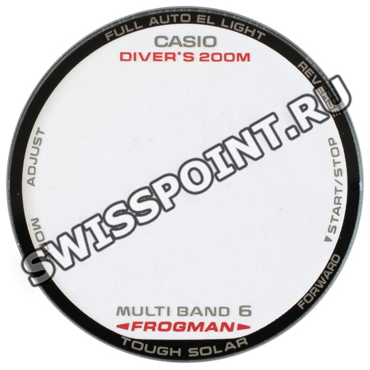 Минеральное стекло Casio 10464860 с принтом для часов Casio GWF-1000BP-1, GWF-1000BS-1, GWF-T1000BS-1, GWF-T1030A-1