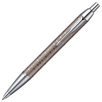 1906779 Шариковая ручка Parker I.M. Premium Vacumatic K224, Brown CT, стержень: MBlue (№ 320)