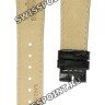 Черный кожаный ремешок Longines L682101028, теленок, 20/16, без замка, для часов Longines DolceVita Classic L3.602.5, L3.603.4, L3.603.5, L4.647.4, L5.655.0, L5.655.4, L5.655.6, L5.655.7, L5.657.4, L5.657.6, L5.661.0, L5.661.4
