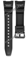 Черный полимерный ремешок Casio 10316600 для часов Casio SGW-100J-1