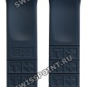 Синий каучуковый ремешок Tissot T610028161, интегрированный, без замка, для часов Tissot T-Tracx T010.417.17.057.00, T010417